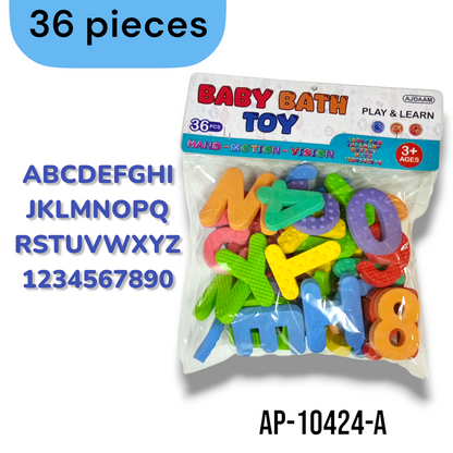 Bath Time Toys Letters Water Proof